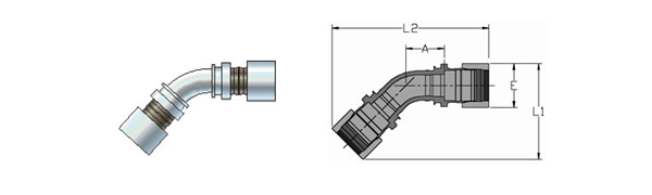 45° Elbows - Stainless Steel Tube Fittings 